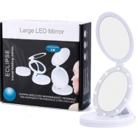 Складное зеркало с LED подсветкой Large LED Mirror ECLIPSE (36)
