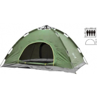 Палатка автоматическая 4-х местная ЗЕЛЕНАЯ (15)