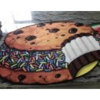 Коврик 3D КЕКС безворсовый 80 х 80см (50)