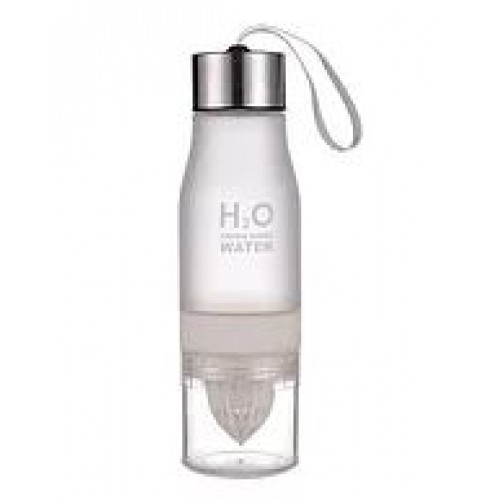 Бутылка БЕЛАЯ H2O Water Bottle 650 мл № B70 (50)