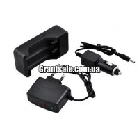 Комплект зарядок 220В и 12В для аккумуляторов 18650 (400)