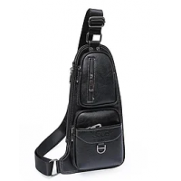 Чорна чоловіча сумка JEEP 777 