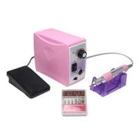 Аппарат для маникюра и педикюра 35000 оборотов 65W, pink