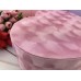 Бархатная коробка в форме сердца "Velvet" розовая 3 шт.