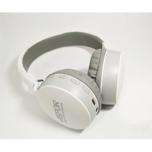 Bluetooth наушники Aspor MS881 белый