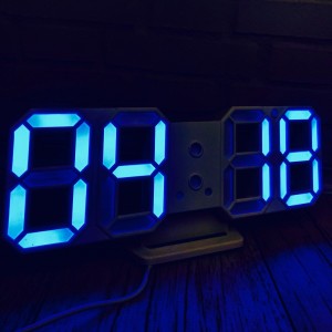 Часы электронные настольные 2218 Blue Часы электронные настольные 2218 Blue