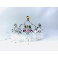 Диадема пластиковая "Пяти цветик с пухом"