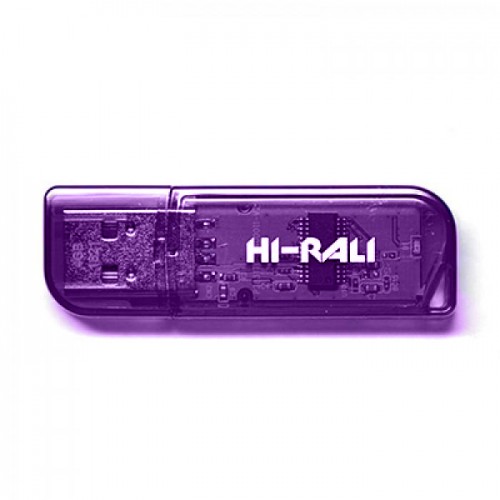 Флешка usb flash Hi-Rali 4GB Taga Purple