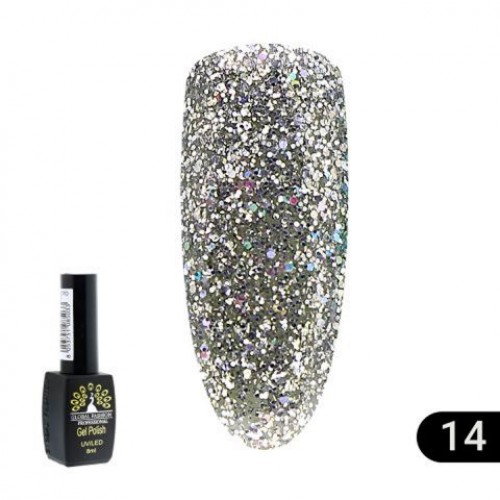 Гель лак золото A113-A103-A104 14