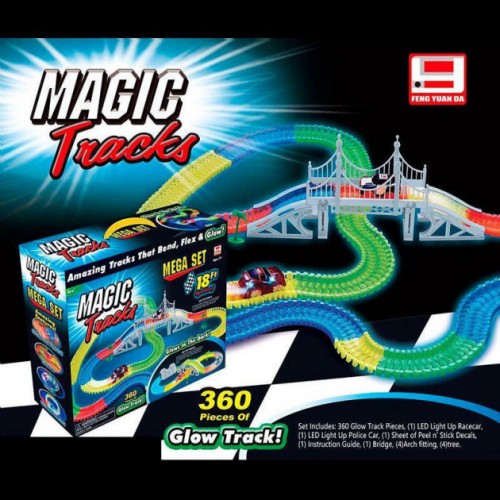 Гоночный трек Magic Tracks 360 деталей 2 машинки
