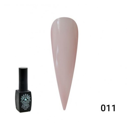 Каучуковая база для гель лака френч 8 мл 011