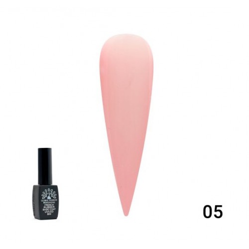 Каучуковая база для гель лака френч 8 мл 05