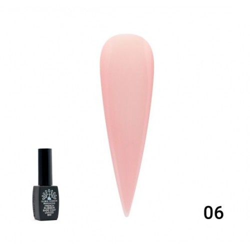 Каучуковая база для гель лака френч 8 мл 06
