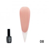 Каучуковая база для гель лака френч 8 мл 08