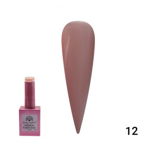 Каучуковая база для гель лака френч, Rubber Base Coat French, 15 мл 12