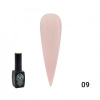 Каучуковая база для гель лака френч с шиммером  8 мл 009