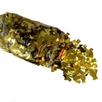 Конфетти Полоски фольга золото 1 кг