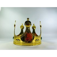 Корона пластиковая золотая детская