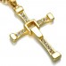 Хрест Домініка Торетто з ланцюжком (золото)