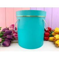 Круглая коробка "7 шт" мятная