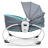 Люлька-баунсер Mastela Rocker Bassinet 5 в 1 голубая B4
