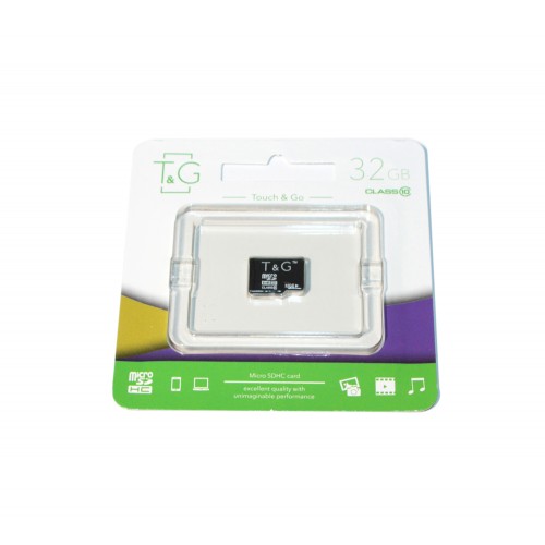 micro SDHC карта памяти T&G 32Gb class 10 без адаптера