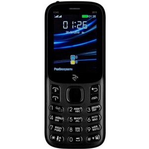 Мобильный телефон 2E E240 2019 DUALSIM Black Мобильный телефон 2E E240 2019 DUALSIM Black