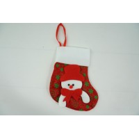 Новогодний носок (снеговик)