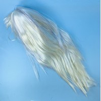 Парик блестящий белый