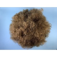 Парик большой кудрявый коричневый 753