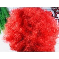 Парик большой кудрявый красный