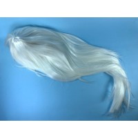 Парик натуральный белый