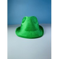 Шляпа "Федора" зеленая