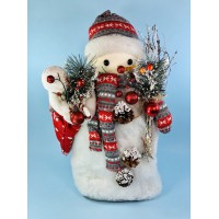 Снеговик с подарками