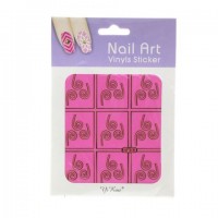 Трафарет для ногтей 01