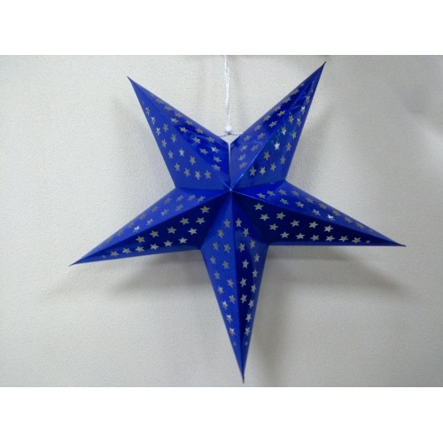 Бумажная звезда для декора 60 см