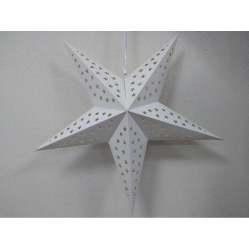 Бумажная звезда для декора 60 см
