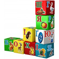 Іграшка кубики Абетка Веселка (укр.)