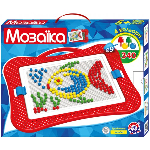 Іграшка "Мозаїка 4 ТехноК" (9мм - 340шт)