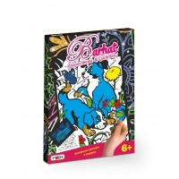 Картинка Barhat  з фломастерами і гліттером "Собачки" (рос.), в кор-ці 30см-22см-4см