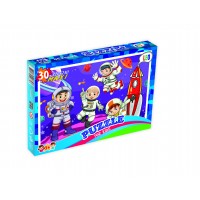 Пазли 22807,  30 ел. (12 шт.) Лео, "Космонавтики", в кор-ці 28-19,5-3,8см