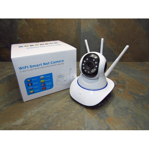 IP-камера видеонаблюдения поворотная Smart 720P WiFi UFR 3 антенны