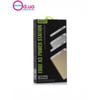 Аккумулятор внешний Powerbank GOLF X3 10000 mAh