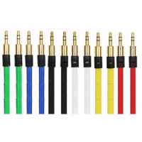 Аудио кабель Color Fabric Noodle 3,5 мм/3,5 мм  