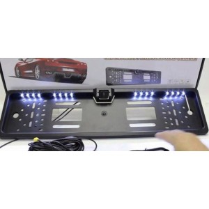 Авторамка с камерой (черная) 4 Led+16 (светодиодов) Авторамка с камерой (черная) 4 Led+16 (светодиодов)