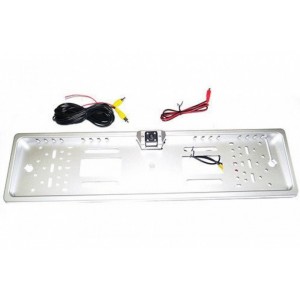 Авторамка с камерой (серебро) 4 Led Авторамка с камерой (серебро) 4 Led