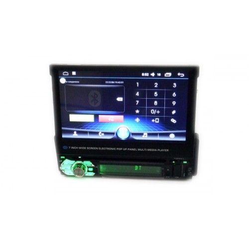 Автомагнитола 1DIN DVD-9501 Android GPS с выезжающим экраном