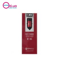 Автомобильный адаптер в прикуриватель EMY MY-118 QC 3.0 LIGHTNING