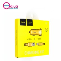 Автомобильный адаптер в прикуриватель HOCO Z1 LIGHTNING