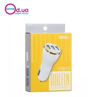 Автомобильный адаптер в прикуриватель REMAX RCC303 DOLFIN 3USB 3.4A